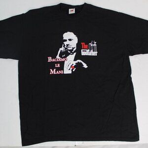 VTG The Godfather Baciamo Le Mani Kiss the Hand Italian T-Shirt XL Marlon Brando